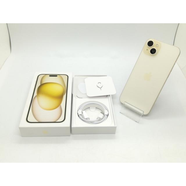 【中古】Apple 国内版 【SIMフリー】 iPhone 15 Plus 256GB イエロー MU0J3J/A【静岡】保証期間１ヶ月【ランクA】の画像