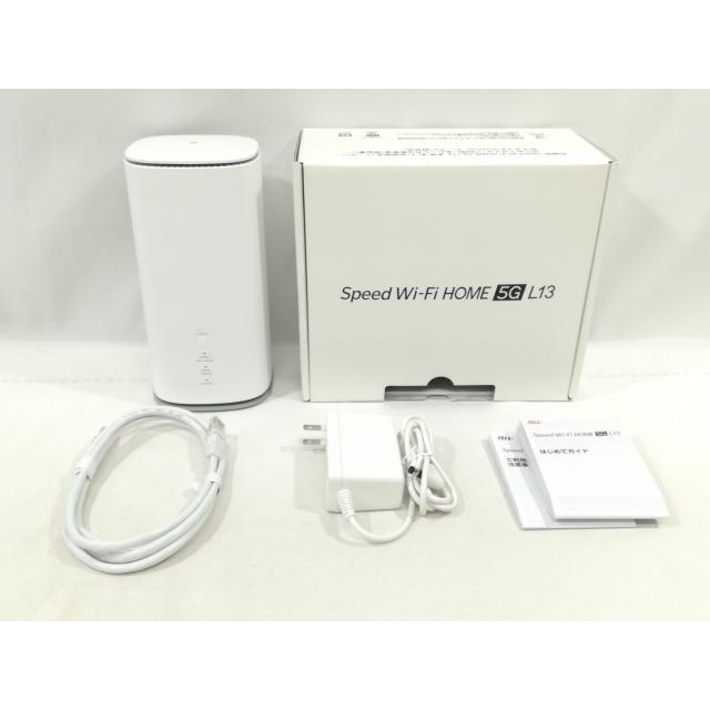 中古】ZTE au Speed Wi-Fi HOME 5G L13 ZTR02【大阪本店】保証期間1