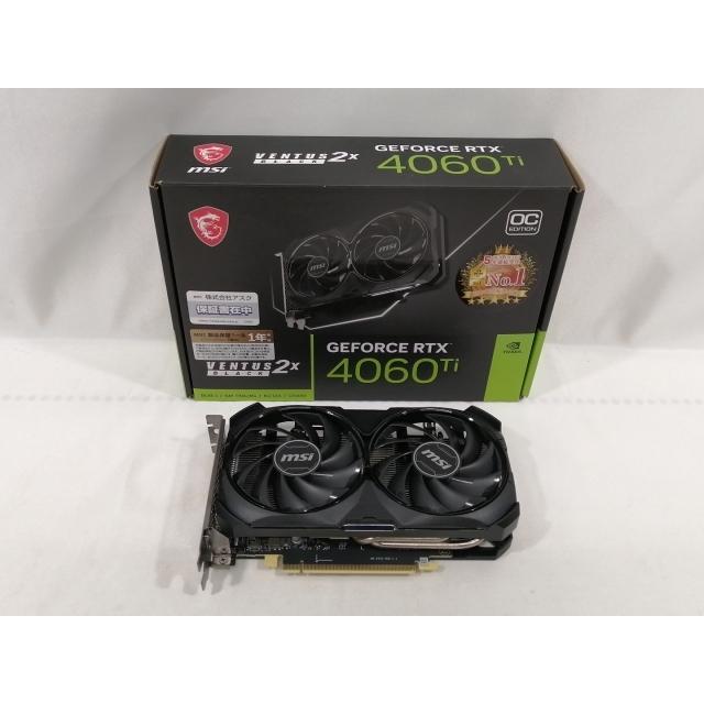 中古】MSI GeForce RTX 4060 Ti VENTUS 2X BLACK 8G OC RTX4060Ti/8GB