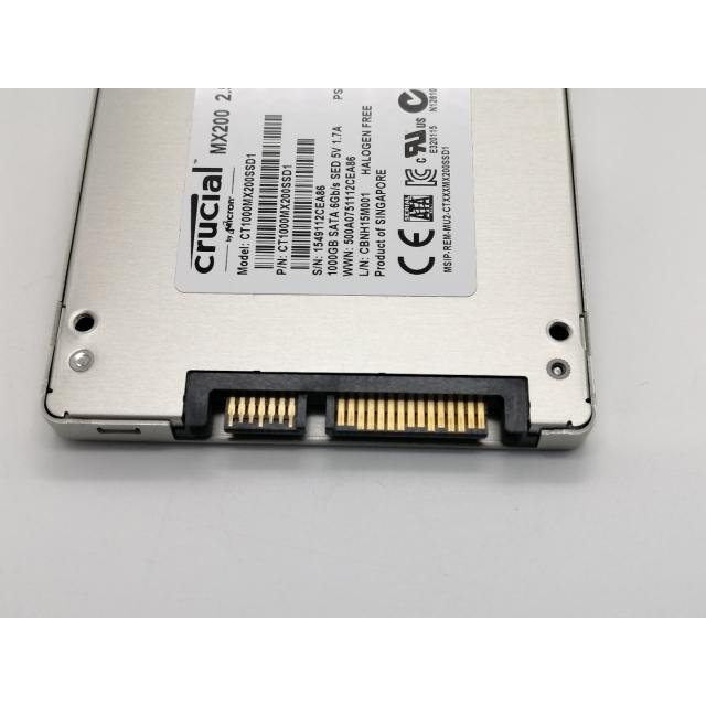 中古】Crucial CT1000MX200SSD1 1TB/SSD/6GbpsSATA/2015年2月/MLC