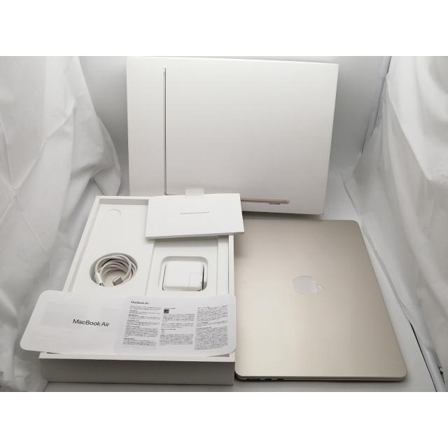 【中古】Apple MacBook Air 13インチ (M4,2025) M4(CPU:10C/GPU:8C) 16GB/256GB スターライト MW0Y3J/A【大須2】保証期間１ヶ月【ランクA】の画像