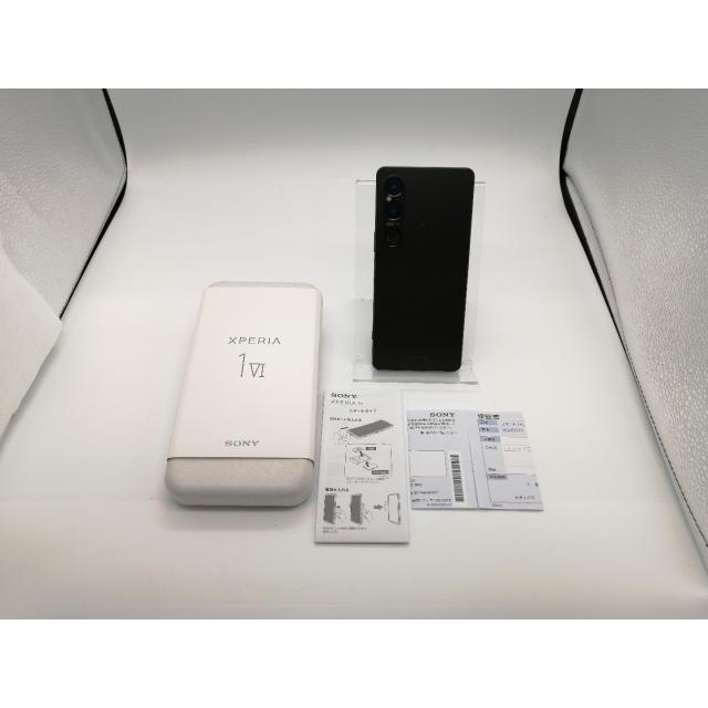 中古】SONY 国内版 【SIMフリー】 Xperia 1 VI ブラック 12GB 256GB XQ