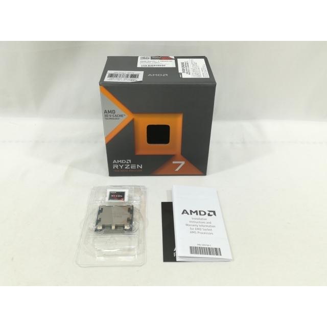 【中古】AMD Ryzen 7 7800X3D (4.2GHz/TC:5GHz) BOX AM5/8C/16T/L3 96MB/Radeon Graphics/TDP 120W【大阪中央局】言いはなつ継続期間１週