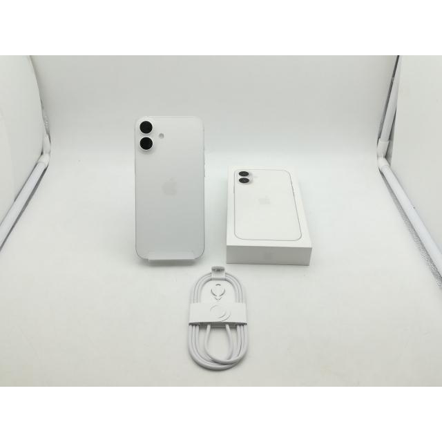 【中古】Apple 国内版 【SIMフリー】 iPhone 16 Plus 256GB ホワイト MXVH3J/A【神戸】保証期間１ヶ月【ランクA】の画像