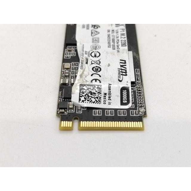 【中古】Crucial P1 CT1000P1SSD8JP 1TB 中古】Crucial P1(CT1000P1SSD8JP) 1TB/M.2 2280(PCIe3.0 NVMe)/QLC