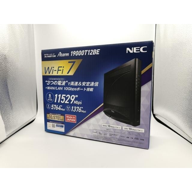 中古】NEC Aterm PA-19000T12BE Wi-Fi7(11be)対応無線LANルーター/2026