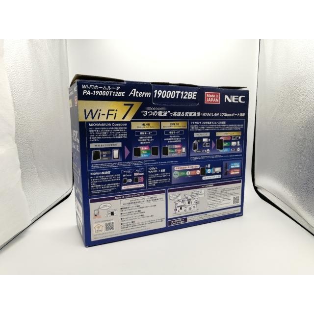 中古】NEC Aterm PA-19000T12BE Wi-Fi7(11be)対応無線LANルーター/2026