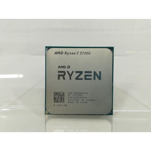 中古】AMD Ryzen 7 5700G (3.8GHz/TC:4.6GHz) bulk AM4/8C/16T/L3 16MB