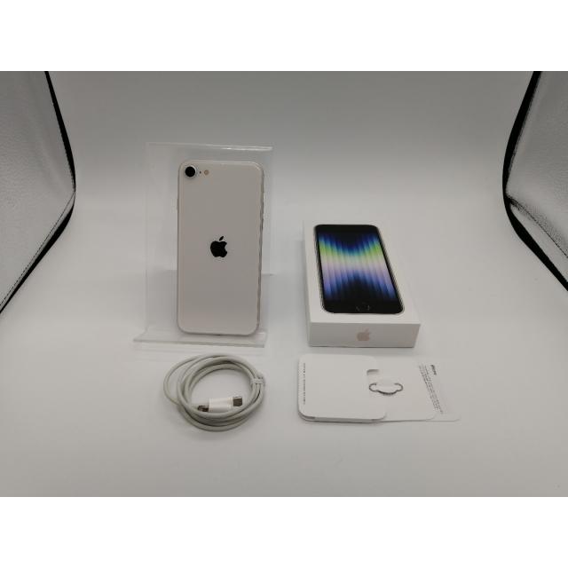 【中古】Apple 国内版 【SIMフリー】 iPhone SE（第3世代） 128GB スターライト MMYG3J/A【大阪本店】保証期間１ヶ月【ランクA】の画像