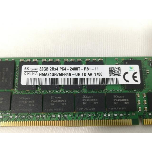 中古サーバーメモリ　DDR4-2400T 32GB ECC 中古】DDR4 32GB PC4-19200(DDR4-2400) Registered/ECC【サーバー用