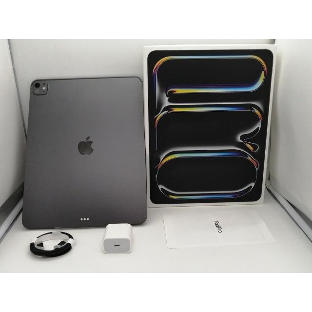 【中古】Apple 【Wi-Fi】 13インチ iPad Pro（M5/2025） 256GB スペースブラック 標準ガラス MDYJ4J/A【なんば】保証期間１ヶ月【ランクA】の画像