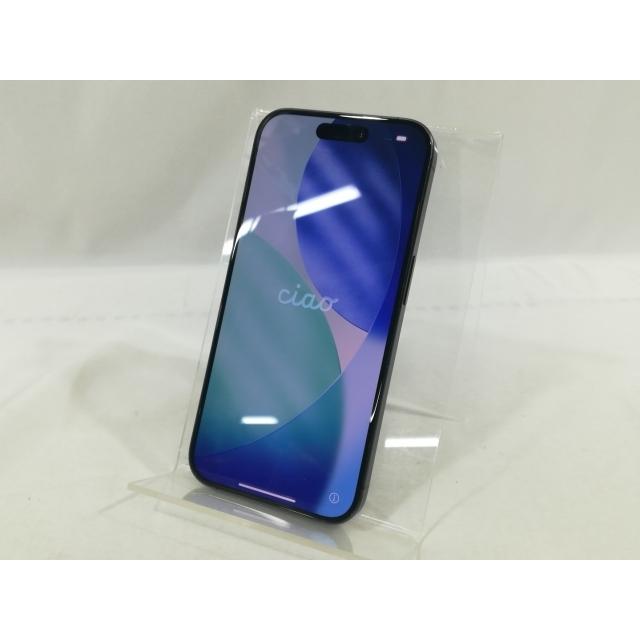 【中古】Apple SoftBank 【SIMフリー】 iPhone 15 Pro 256GB ブラックチタニウム MTUC3J/A【なんば】保証期間１ヶ月【ランクB】の画像