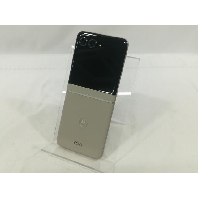 中古】MOTOROLA 国内版 【SIMフリー】 motorola razr 50 サンド