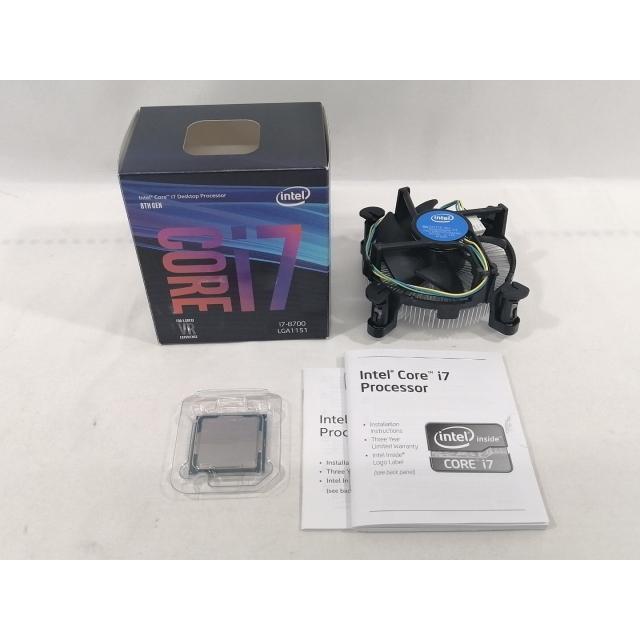 中古】Intel Core i7-8700 (3.2GHz/TB:4.6GHz) BOX LGA1151/6C/12T/L3