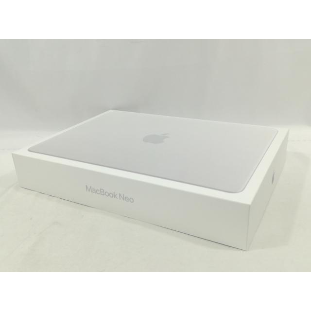 【未使用】Apple MacBook Neo 13インチ A18 Pro(CPU:6C/GPU:5C) 8GB/512GB シルバー MHFC4J/A (13インチ,A18 Pro)【大阪本店】保証期間３ヶ月の画像