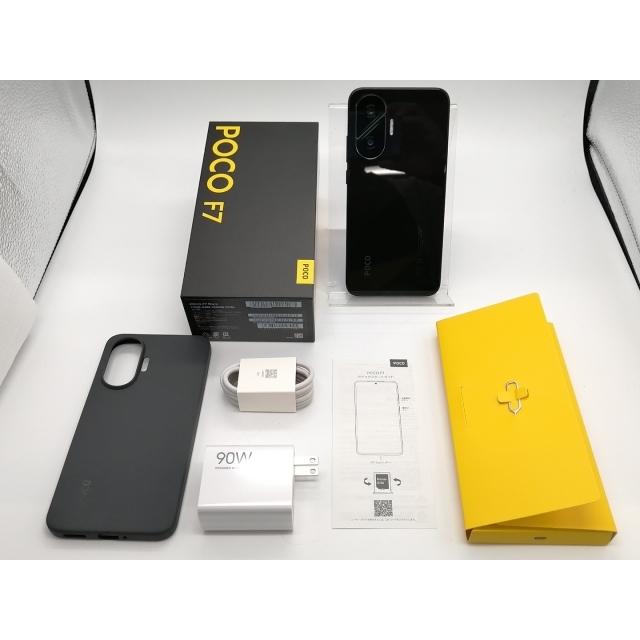 中古】Xiaomi 国内版 【SIMフリー】 Poco F7 ブラック 12GB 256GB