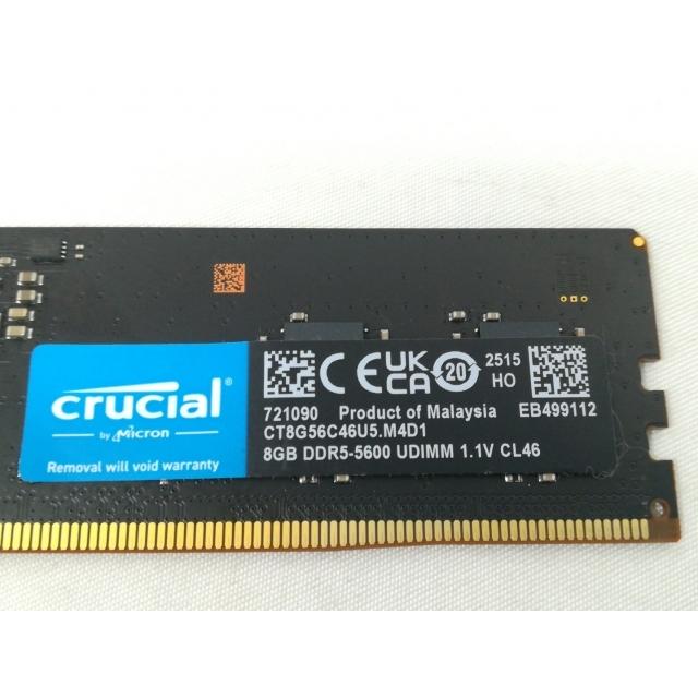 中古】DDR5 8GB DDR5-5600(PC5-44800)【デスクトップPC用】【大阪本店