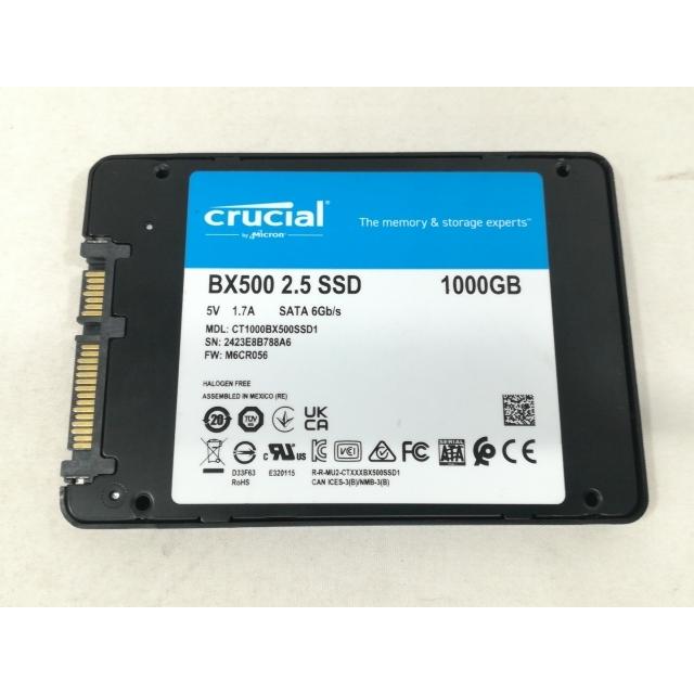 中古】Crucial BX500(CT1000BX500SSD1) 1TB/SSD/6GbpsSATA【大阪本店