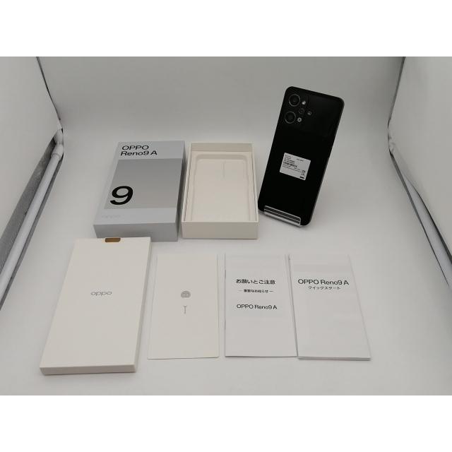 中古】Oppo ymobile 【SIMフリー】 OPPO Reno9 A ナイトブラック 8GB 