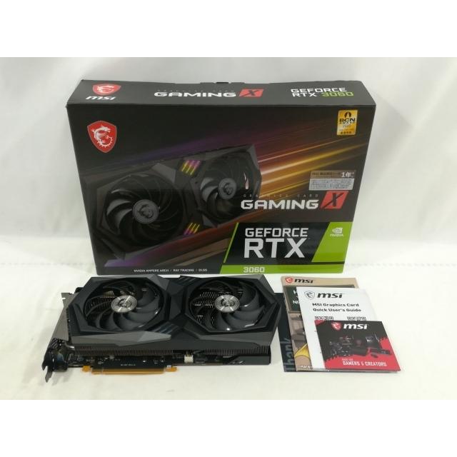 【中古】MSI GeForce RTX 3060 Gaming X 12G本体 中古】MSI GeForce RTX 3060 GAMING X 12G RTX3060(LHR)/12GB(GDDR6