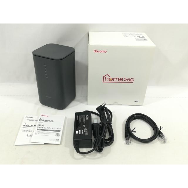 中古】SHARP docomo 【SIMフリー】 home 5G HR02 [ダークグレー]【大阪
