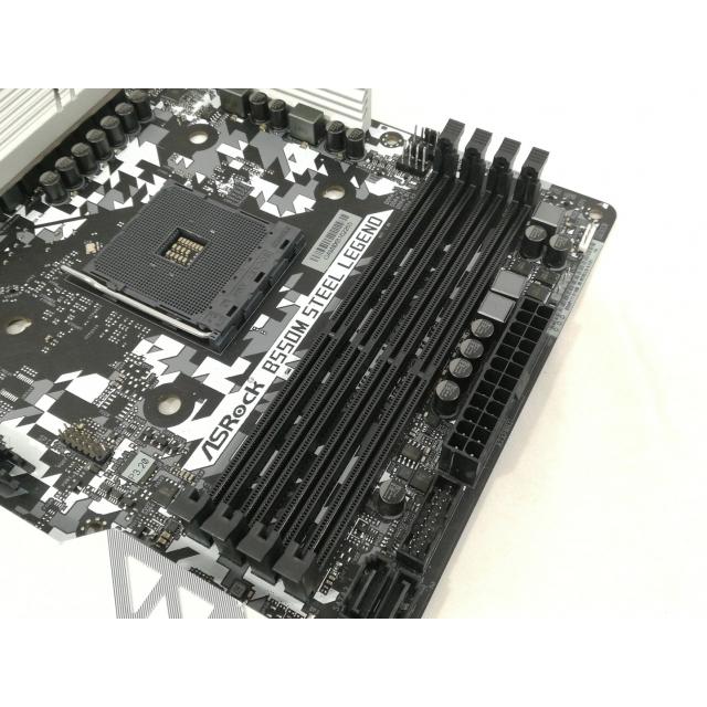 中古】ASRock B550M Steel Legend B550/AM4/2.5GbitLAN/MicroATX【大阪