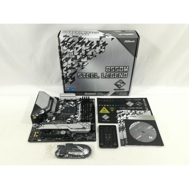 中古】ASRock B550M Steel Legend B550/AM4/2.5GbitLAN/MicroATX