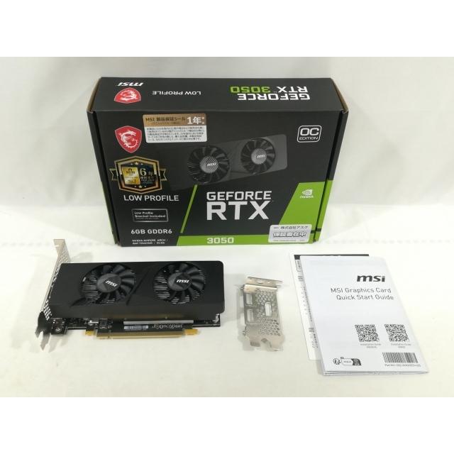 中古】MSI GeForce RTX 3050 LP 6G OC RTX3050/6GB(GDDR6)【大阪本店
