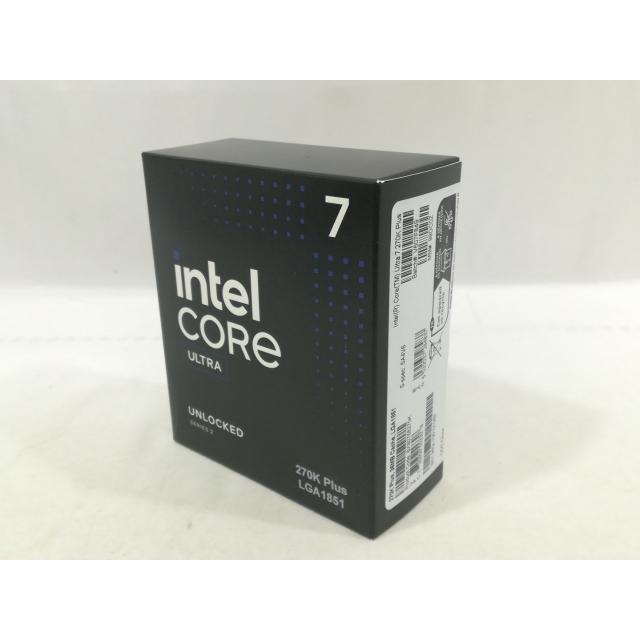 「未開封」Intel Core i7 270K Plus CPU LGA1851 未使用】Intel Core Ultra 7 270K Plus (3.7GHz) Box LGA1851/24C(P:8C