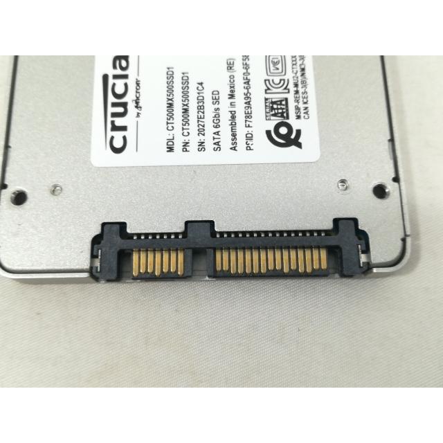 中古】Crucial MX500 CT500MX500SSD1 500GB/SSD/6GbpsSATA/2018年1月
