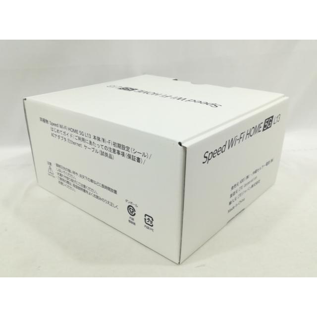 未使用】ZTE UQmobile 【SIMフリー】 Speed Wi-Fi HOME 5G L13 ZTR02