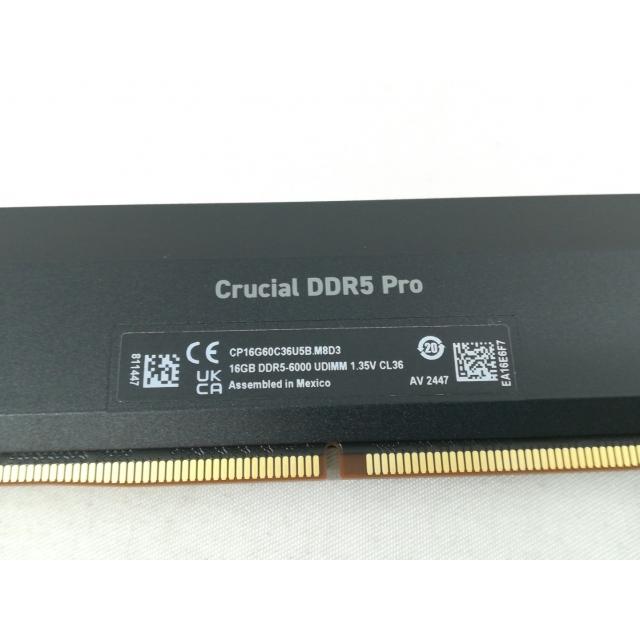 中古】DDR5 16GB DDR5-6000(PC5-48000)【デスクトップPC用】【大阪本店