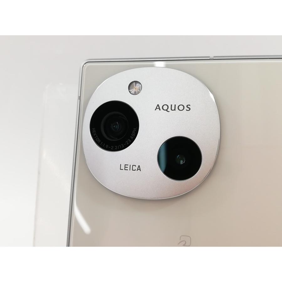 中古】SHARP docomo 【SIMフリー】 AQUOS R9 ホワイト 12GB 256GB SH