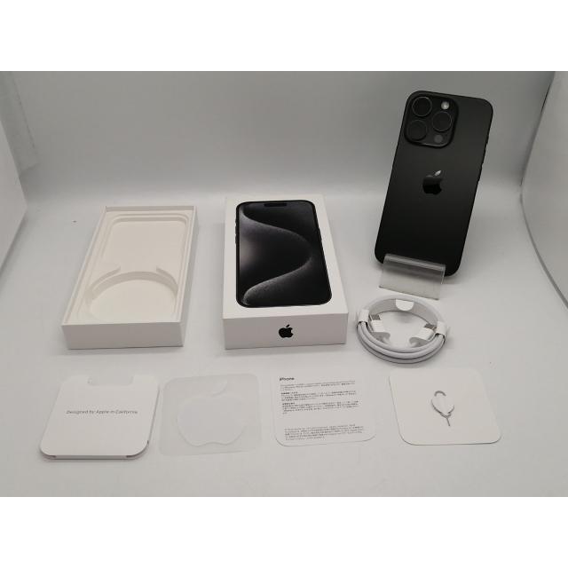 中古】Apple 国内版 【SIMフリー】 iPhone 15 Pro 256GB ブラック