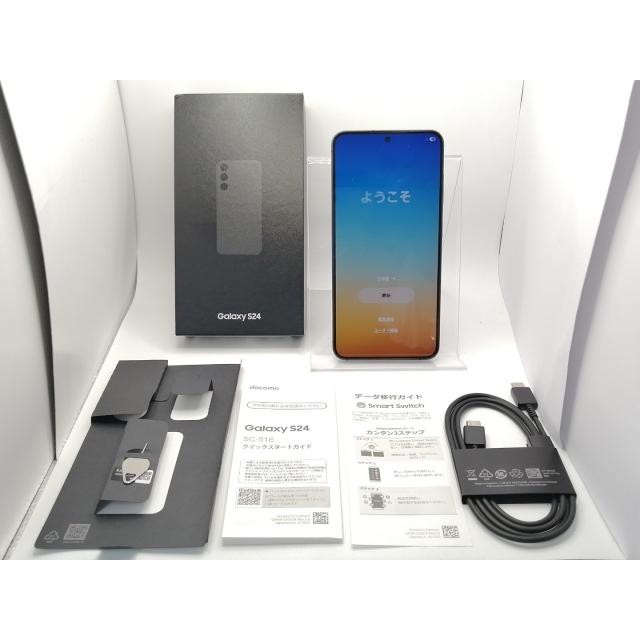 中古】SAMSUNG docomo 【SIMフリー】 Galaxy S24 オニキスブラック 8GB
