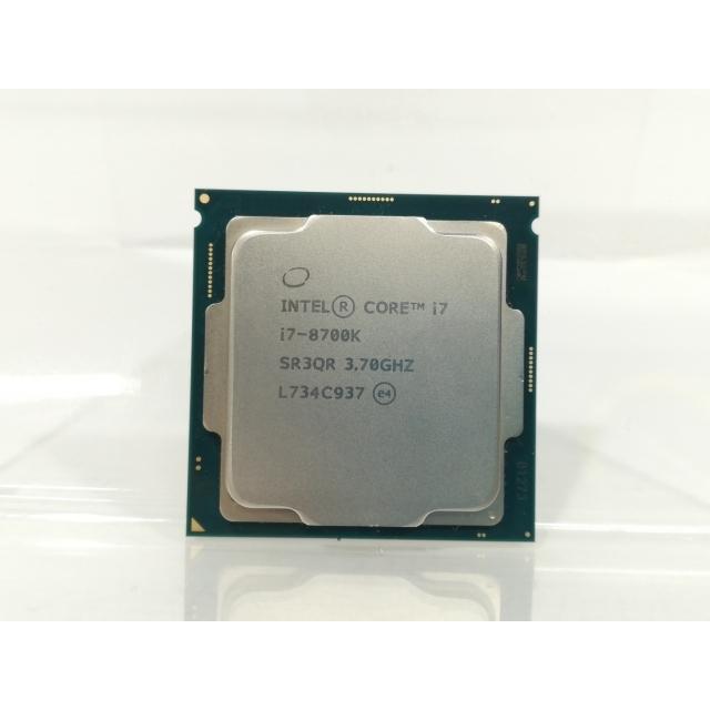 中古】Intel Core i7-8700K (3.7GHz/TB:4.7GHz) BOX LGA1151/6C/12T/L3