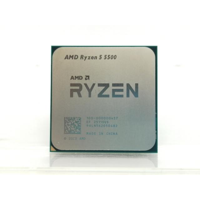中古】AMD Ryzen 5 5500 (3.6GHz/TC:4.2GHz) BOX AM4/6C/12T/L3 16MB