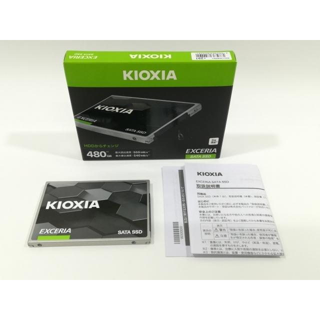 新品未使用 未開封 KIOXIA SSD 480GB 中古】KIOXIA EXCERIA SATA SSD-CK480S/J 480GB/SATA【大阪本店】保証
