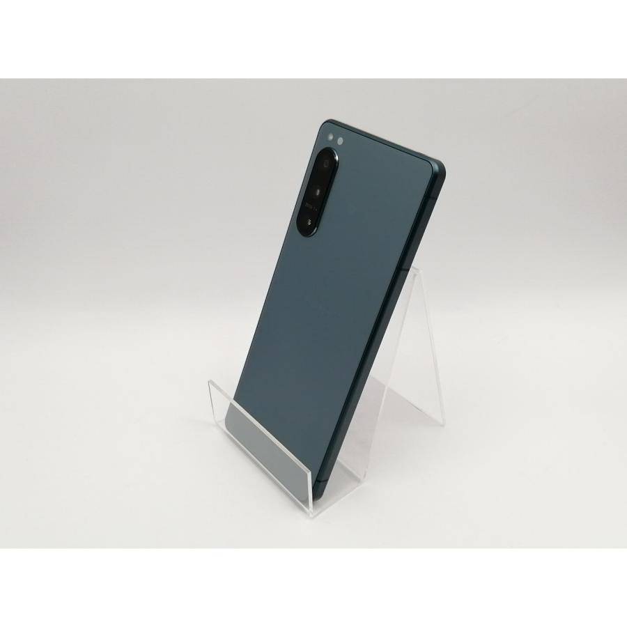 中古】SONY au 【SIMフリー】 Xperia 5 IV 8GB 128GB SOG09 グリーン 