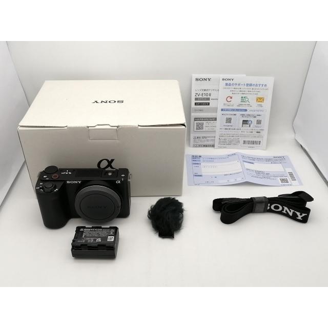 中古】SONY VLOGCAM ZV-E10 II ボディ ブラック ZV-E10M2(B)【新宿2