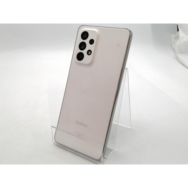 中古】SAMSUNG au 【SIMフリー】 Galaxy A53 5G オーサムホワイト 6GB