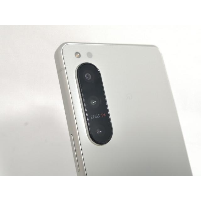 中古】SONY au 【SIMフリー】 Xperia 5 IV 8GB 128GB SOG09 エクリュ