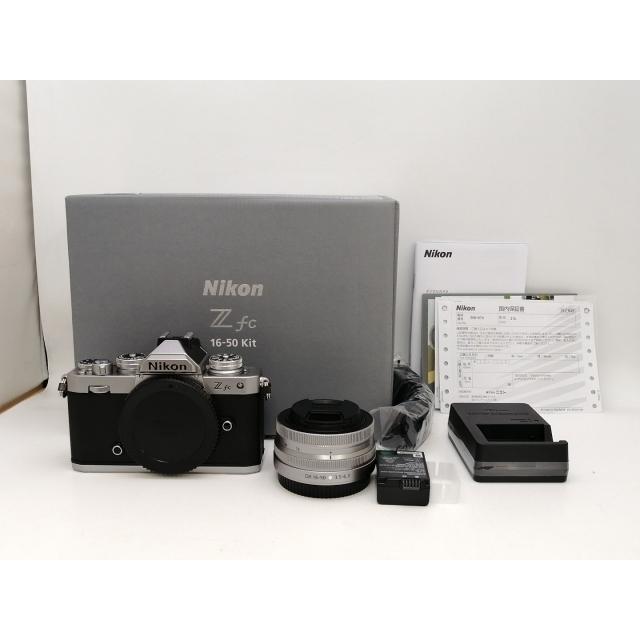 【中古】Nikon Nikon Z fc 16-50 VR レンズキット シルバー【新宿2】保証期間１ヶ月【ランクA】の画像