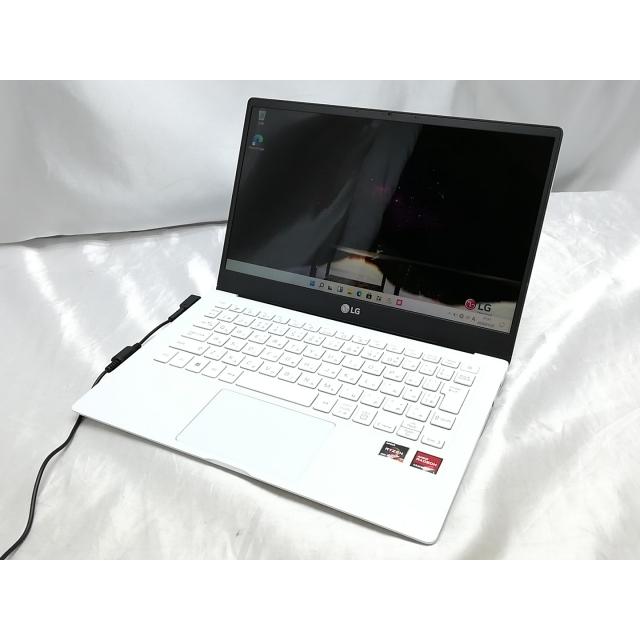 中古】LG電子 LG UltraPC 13U70Q-GA74J1 ホワイト【R7 5700U 16G 512G 