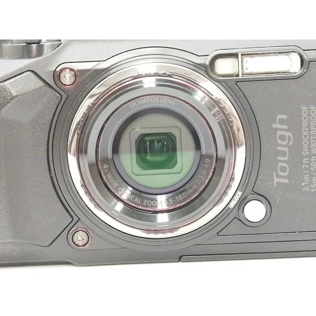 中古】OLYMPUS OLYMPUS Tough TG-6 ブラック【新宿2】保証期間1ヶ月
