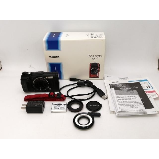 中古】OLYMPUS OLYMPUS Tough TG-6 ブラック【新宿2】保証期間1ヶ月
