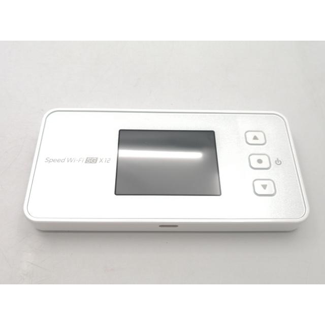 中古】NEC au 【SIMフリー】 Speed Wi-Fi 5G X12 NAR03 アイスホワイト