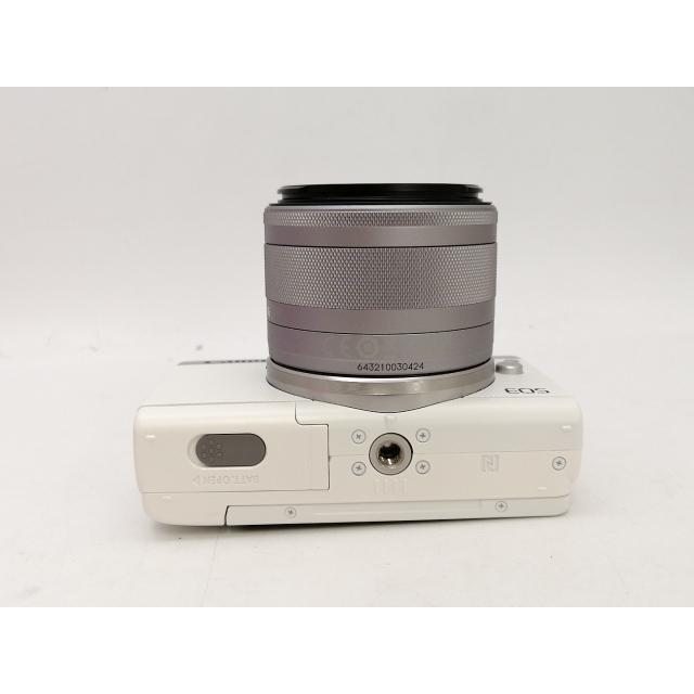中古】Canon EOS M100 EF-M15-45 IS STM レンズキット ホワイト【新宿2