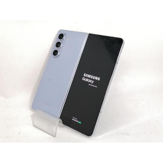中古】SAMSUNG au 【SIMフリー】 Galaxy Z Fold5 アイシーブルー 12GB