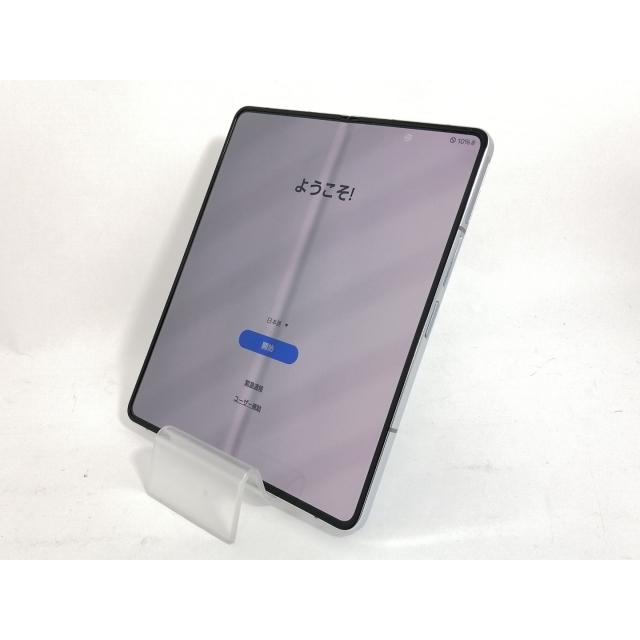 中古】SAMSUNG au 【SIMフリー】 Galaxy Z Fold5 アイシーブルー 12GB